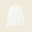 Chemise manches longues blanc homme