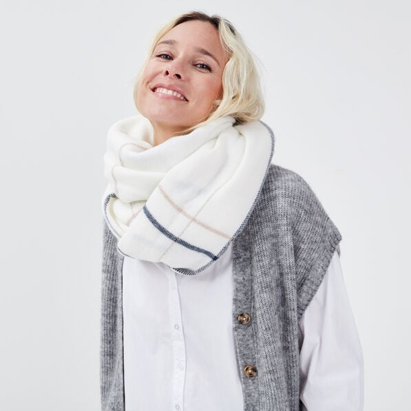 echarpe ecru femme Écharpe ecru femme