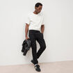 Pantalon battle bas resserr&eacute; noir homme