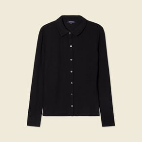 t shirt manches longues noir femme T-shirt manches longues noir femme
