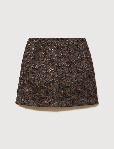 Mini-jupe noir femme