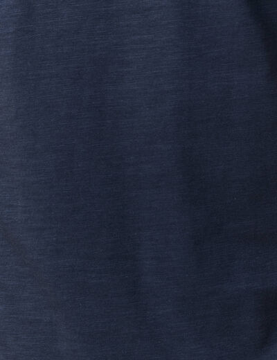 T-shirt Instinct col rond bleu marine homme