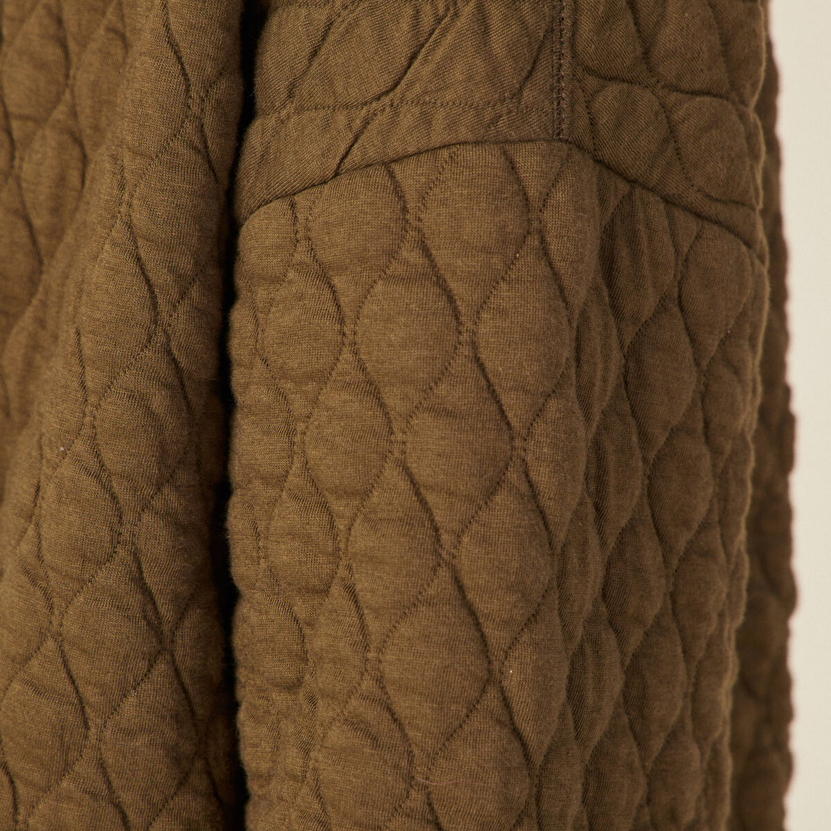 Gilet bomber matelassé vert kaki femme