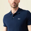 Polo manches courtes bleu marine homme