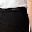 Jeans large taille haute denim noir femme