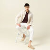 Polo manches courtes bordeaux homme