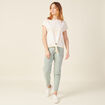 T-shirt manches courtes rose clair femme