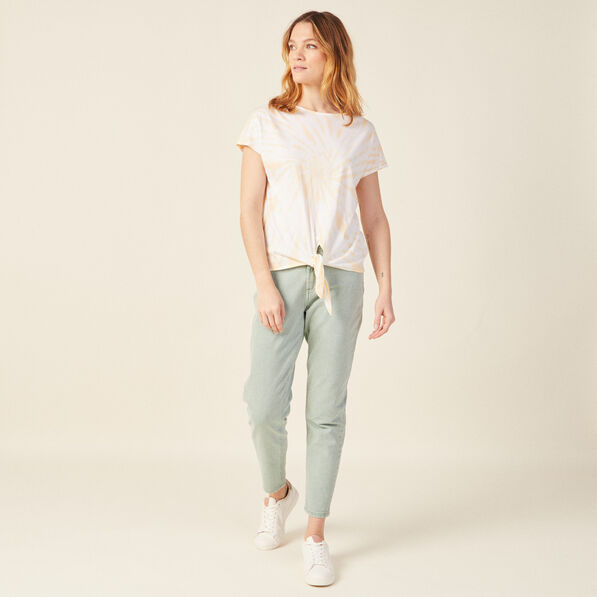 T-shirt manches courtes rose clair femme