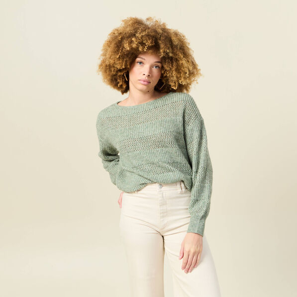 pull manches longues vert kaki femme Pull manches longues vert kaki femme