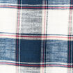 Surchemise en coton manches longues bleu marine homme