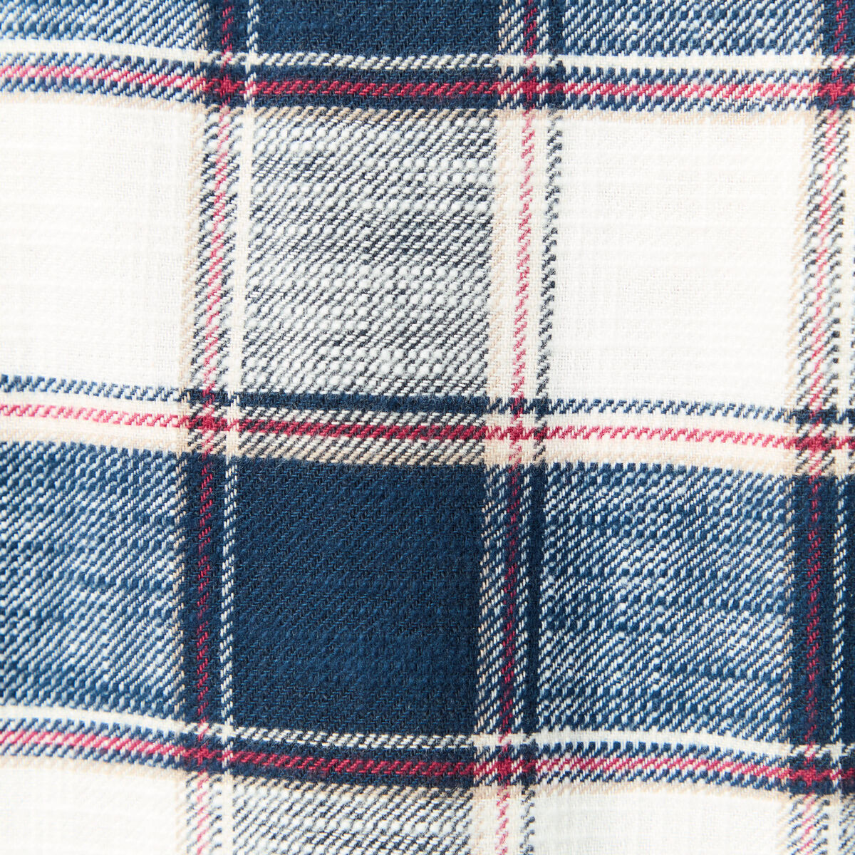 Surchemise en coton manches longues bleu marine homme
