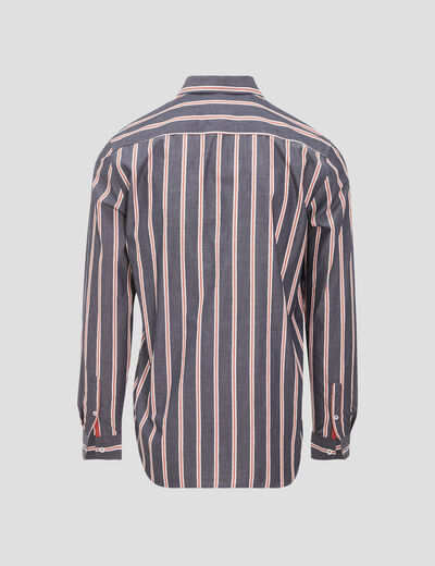 Chemise éco-responsable bleu marine homme