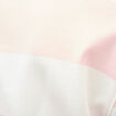 Sweat ray&eacute; col rond manches longues rose poudr&eacute;e homme