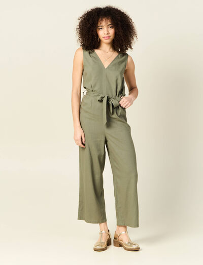 Generisch Combinaison D'été élégante Pour Femme - Jambes Larges - Manches Courtes - Respirant - Streetwear - Combi-pantalon Confortable, Bleu, S