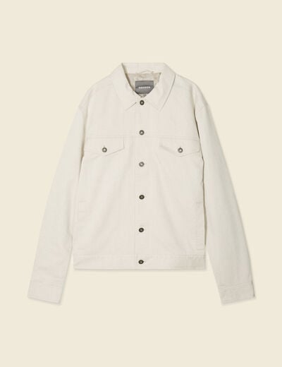 Veste boutonn&eacute;e sable homme