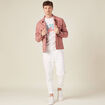 T-shirt manches courtes ecru homme