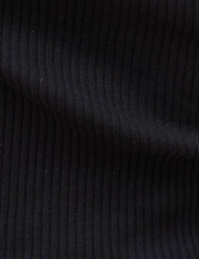 D&eacute;bardeur col v bretelles dentelle noir femme