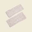Mitaines sequins gris femme