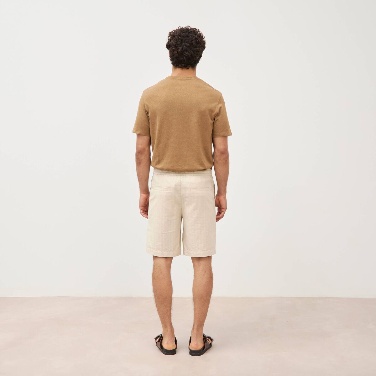 Bermuda ecru homme