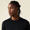 T-shirt en coton manches longues noir homme