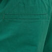 Bermuda en coton vert &eacute;meraude homme