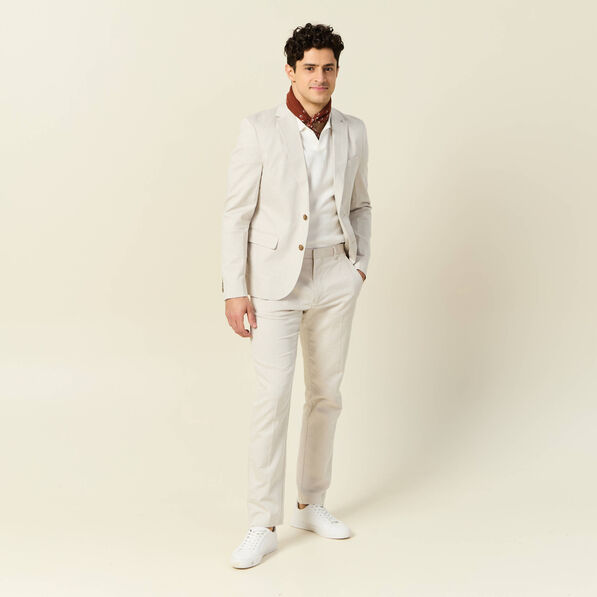 Veste blazer cintré sable homme