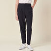 Pantalon cigarette bleu femme