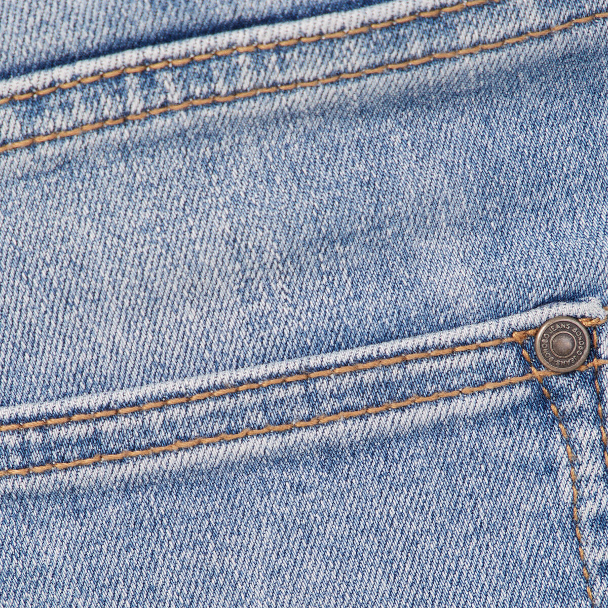 Jeans tapered 5 poches denim used homme