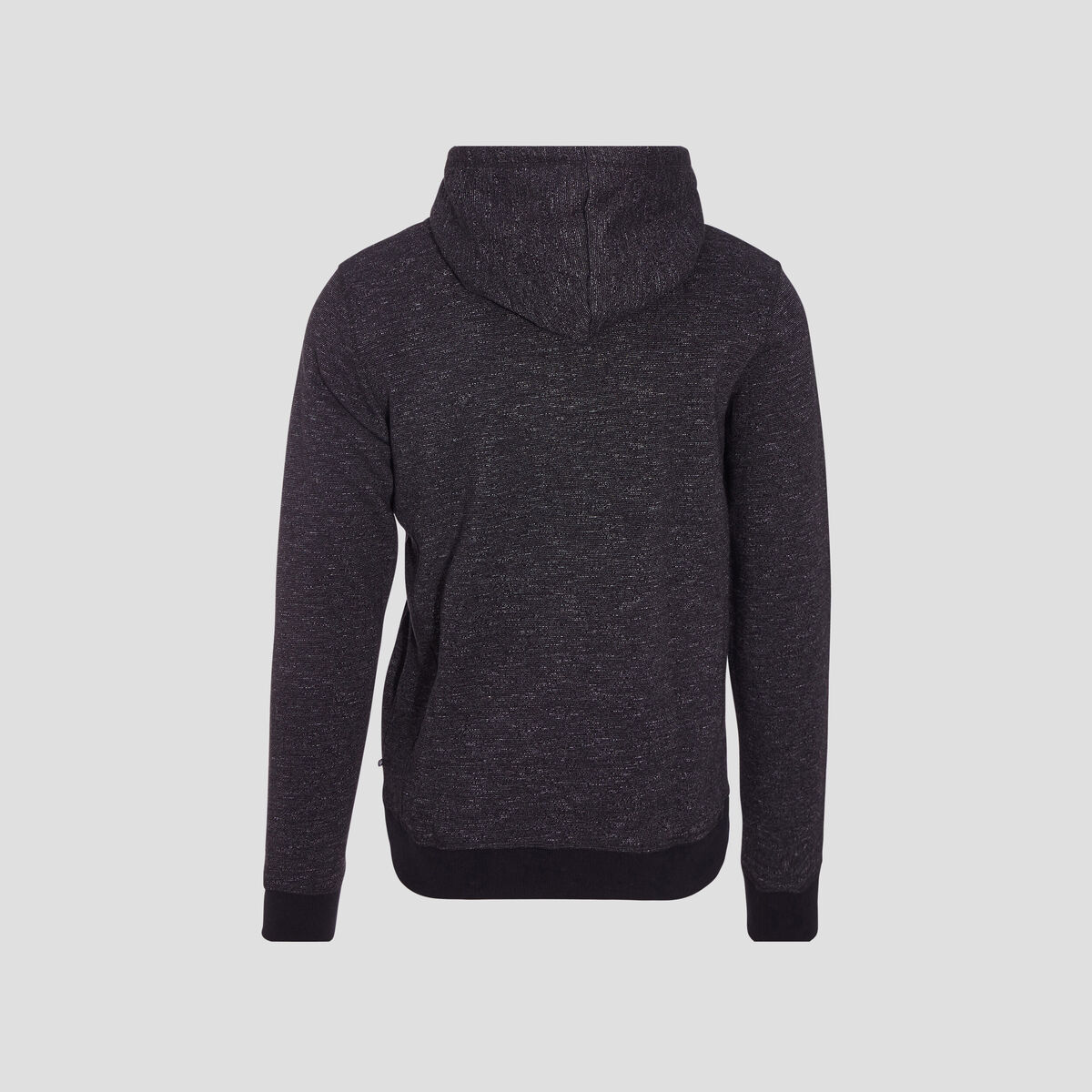 Gilet manches longues zippé noir homme