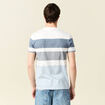T-shirt manches courtes bleu gris homme