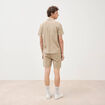 Polo manches courtes beige homme