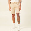 Bermuda droit 5 poches beige homme
