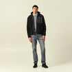 Pull manches longues col rond gris homme