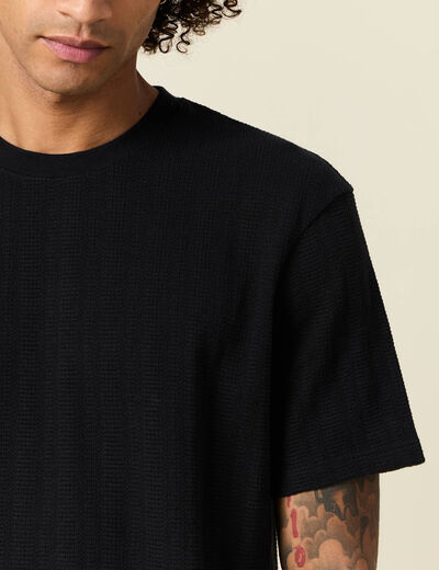 T-shirt manches courtes noir homme