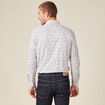 Chemise à manches longues blanc homme