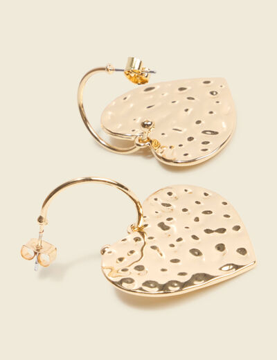 Boucles d'oreilles couleur or femme