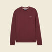 Sweat manches longues rouge fonc&eacute; homme