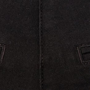 jeans flare a pont denim noir femme Jeans flare à pont denim noir femme