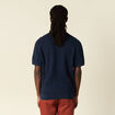 Polo manches courtes bleu marine homme