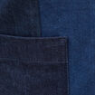Veste droite en jeans manches longues denim stone femme