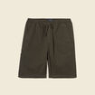 Bermuda droit velours gris foncé homme