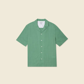 Chemise manches courtes vert homme