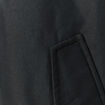 Parka oversize d&eacute;perlante &agrave; capuche noir femme