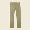 Jeans éco-responsable straight vert kaki homme