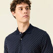 Polo éco-responsable bleu marine homme