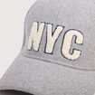 Casquette gris homme