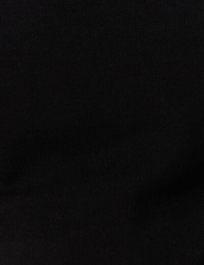 Pull manches longues noir homme