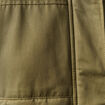 Parka droite à capuche vert kaki femme