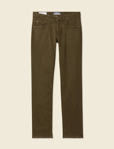 Jeans straight homme used L34 taupe homme