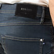 Jeans regular used denim gris homme